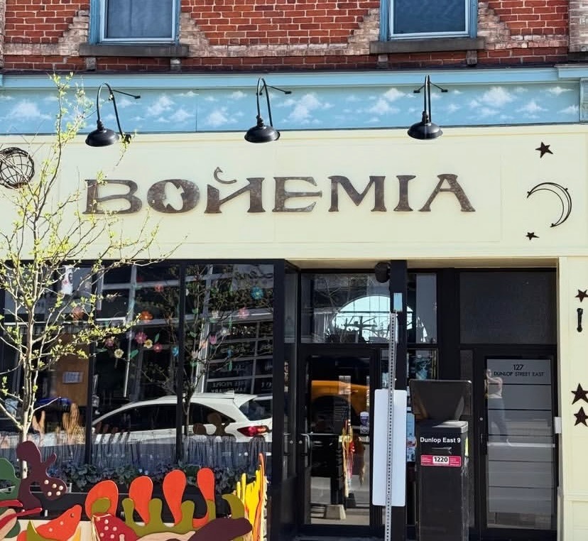 Front entrance of Bohemia in Barrie