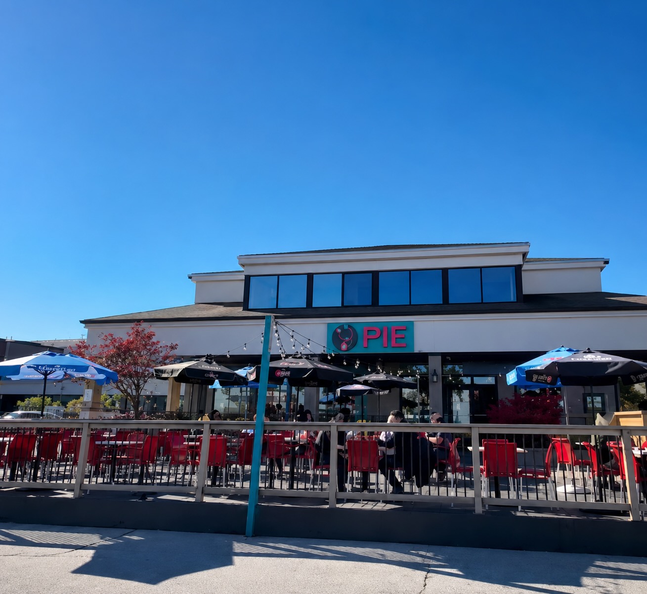 Front entrance of PIE Wood Fired Pizza Joint in Barrie